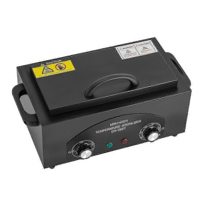 300 W:n korkean lämpötilan kynsityökalujen sterilointilaite ammattikäyttöön ja kotikäyttöön Musta