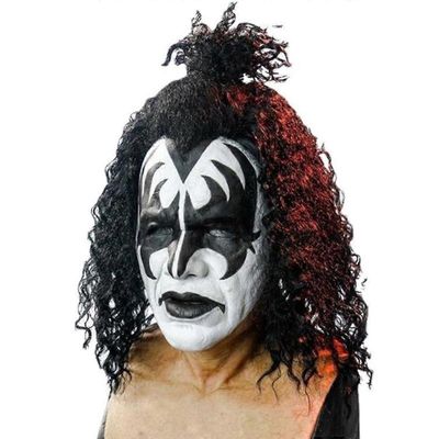 Kiss Gene Simmons Cosplay-naamiot Halloween-naamio Karnevaali Pääsiäisnaamio Halloween-juhlien rekvisiitta