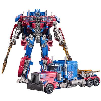 Deformert bil Robot Leker Bærbar Deformasjon Bil Modell Barn S Leker Alloy Deformasjon Leker Gift For Kids (Optimus Prime 6022a)