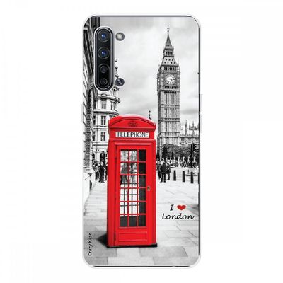 Crazy Kase Hull For Oppo Find X2 Lite i silikone 1 Mm, I Love London