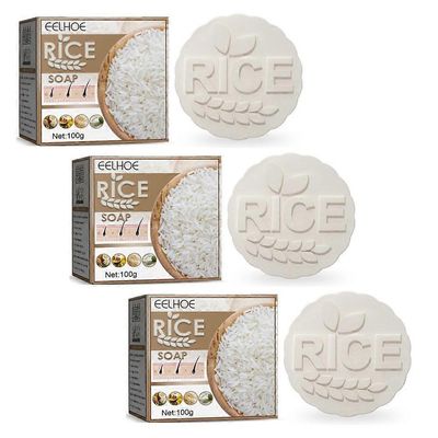 1-3kpl Hair Growth Rice Water shampoopala kuivia hiuksia vahvistavaan hoitoainesaippuaan 1PC