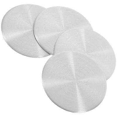 4kpl auton pyörän navan korkki 45mm auton modifioitu pyörän suojus alumiininen napakansi Hopea 4.2X4.2X0.1CM