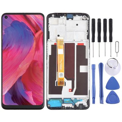 LCD + kosketusnäyttö kehyksellä OPPO A74 5G: lle