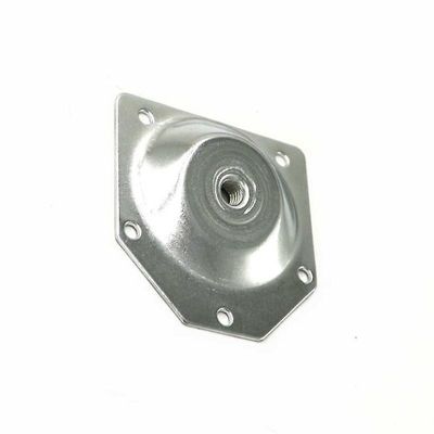 unbrand Vinklede ben festeplate brakett møbler bord føtter sett skruer tre forbinder white zinc