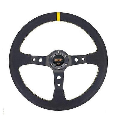 Universaali 14 tuuman Omp 350mm Mokka / PVC / ABS Auto Racing -ohjauspyörät Deep Corn Drifting Sport -ohjauspyörä - ohjauspyörät ja sarvet Mokka-mu...