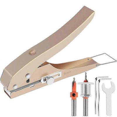 8 mm:n raskaalle rei'ittimelle reunanauhan lävistyspihdille