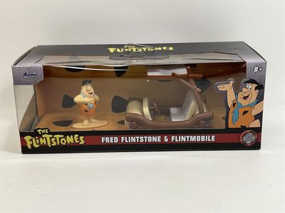 Fred Flintstone Figuuri ja Flintmobile 8cm Jada 33382 253253002