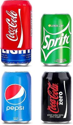 Tölkkikannet, jotka näyttävät soodalta, silikoniholkit tölkeille, tölkkikääreet, sopii kaikkiin 12FL OZ 355ml. (sekoitettu - 4 kpl)