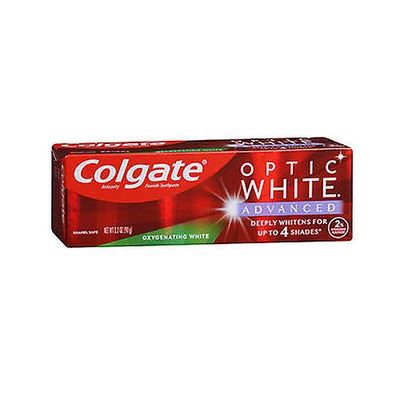 Colgate Optic White Toothpaste Advanced Vibrant Clean, 3,2 oz (pakke med 1)