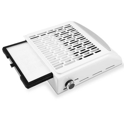 kynsipölynkerääjä manikyyriin, 100W imuri pölynkerääjä tehokas kynsituuletin, valkoinen EU-pistoke