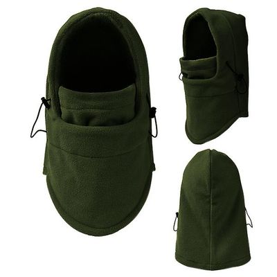 Varychmoo Herre Kvinders Vinter Termisk Balaclava Hatte Biker Cykling Cykling Varmere Ansigt Mask Hood Caps Armygrøn