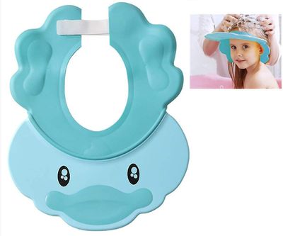 2024,baby shower cap for barn visir justerbar silikon sjampo dusjlue flerbruks badehette