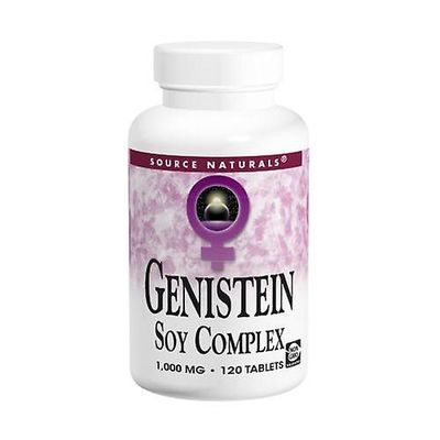 Source Naturals Lähde Naturals Genistein, 1000 mg, 120 välilehteä (1 kpl pakkaus)