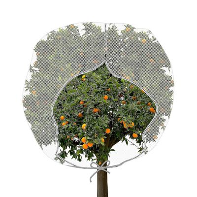 Suuri puutarhahyönteisten verkkokasvien kansi vetoketjulla H Muodollinen pussi Garden Bug Netting Plant Cover yhteensopiva kasvien hedelmien suojaa...