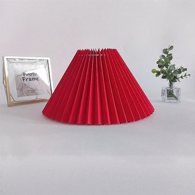 laskostettu lampunvarjostin kodin sisustus tyylikäs japanilainen tyyli pöytävalaisimelle E27 Light Punainen