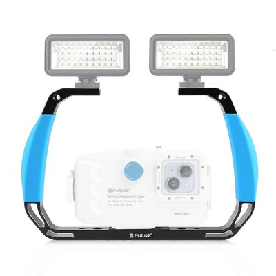 Alumiiniseoksesta valmistettu vedenalainen sukelluslaite GoProlle Sininen