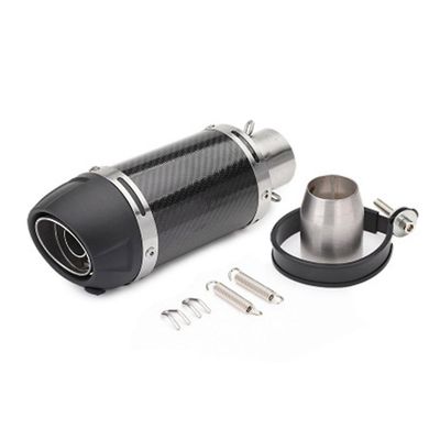 Innløp 51mm Motorsykkel eksosrør lyddemper Universal For Scooter Motorsykkel A