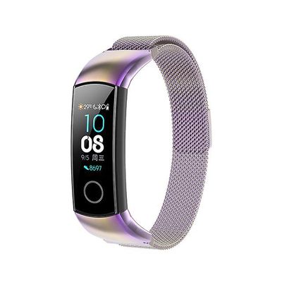 AIR Udskiftning blød rustfrit stål rem til Huawei HONOR Band 4ENC / 5