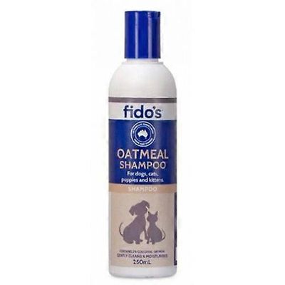 Ensiluokkainen ja laadukas tuote Fido kaurapuuroshampoo kissoille ja koirille 250mL