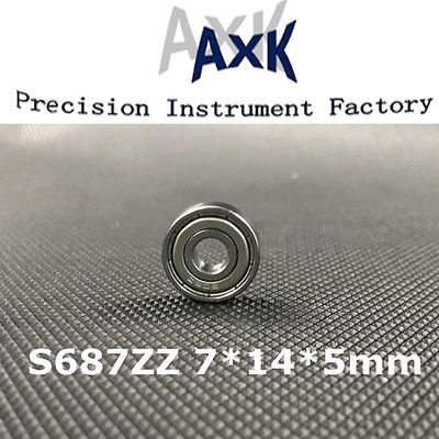Særtilbud Ankomst Gratis forsendelse 10stk S687zz S687 Zz Lejer 7x14x5 Mm 687zz Rustfrit stål Kugle Ddl-1470zz