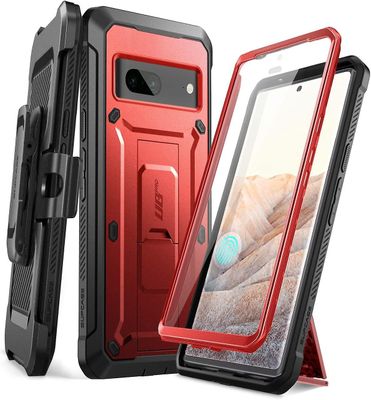 Supcase Google Pixel 7 Unicorn Beetle PRO robust hylsterveske Rød