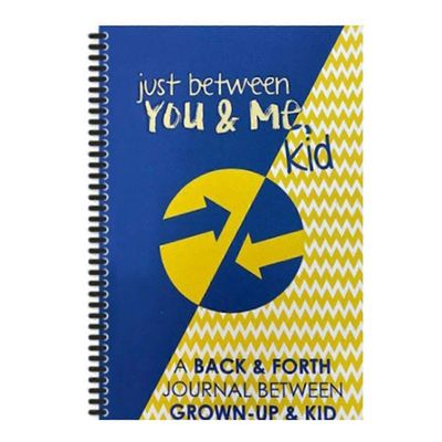Just Between You & Me, Kid: A Back &; Forth Journal Between Grown-Up &; Kid Communication Diary Oranssinsininen Oranssi-sininen
