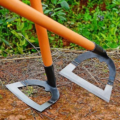 Lav pris engros Hollow Hoe Lugning Rake Arbejdsbesparende ukrudt Løsnende jord artefakt harve håndholdt stål Lugning Hoe Hoe Farm Tool Havearbejde L