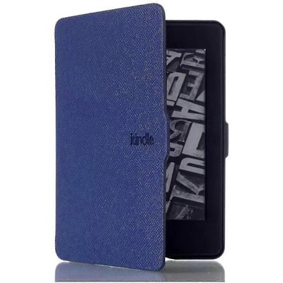 Kotelo Kindle Paperwhite 6 tuuman 2012,2013,2015,2016 versiolle, Smart Wake Sleep 01 Tummansininen Paperwhite 5th 6th 7th Gen