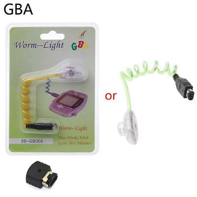 Worm Light LED-valaistu yölamppu Gameboy Advancelle GBA GBC GBP: lle