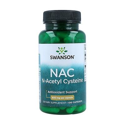 Swanson Premium n-acetyl cysteine 600 mg 100 capsules of 600mg