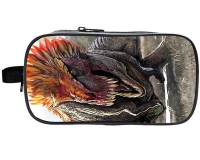 Kaxidy Dinosaur-blyantetui med stor kapacitet Bronze