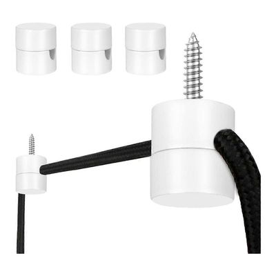 3 kpl kattokoukkuja kattovalaisimille, riippuvalaisinkoukku kattovalaisimelle, kattokoukut, tee-se-itse-lamppu valkoinen