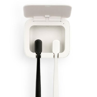 Mikasa Uv Light tandbørste Sterilisator - Tandbørste Holder Usb Opladning Antibacteria Dobbelt