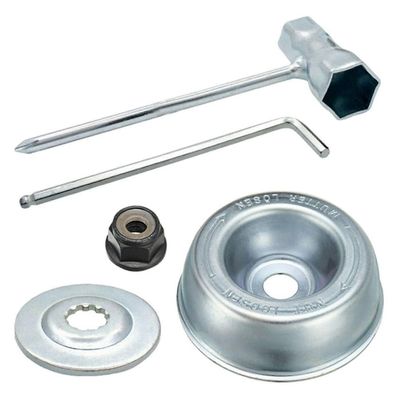 Teräsovittimen lisävaruste Stihl FS55 FS56 FS70 FS80 FS83 FS85 FS90 FS100 FS110RX ja FS120 malleihin Kuten