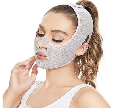 Beauty Face Sculpting Sleep Mask, V-Line Face Slimming Mask, Hakestropp, Ansiktsløftende belte, Stramme hud, Beauty Neck Masker