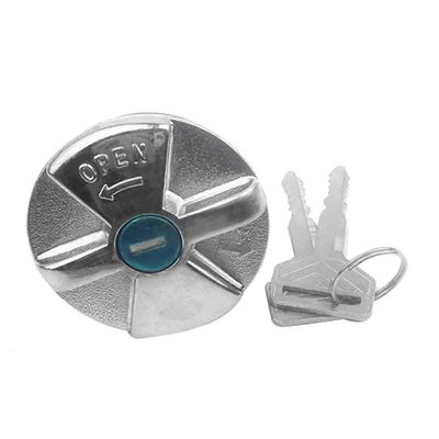 Polttoainesäiliön korkki, sylinterin lukitus, Toyota Hilux / 4-Runner -dieselmallit, joissa on kierrettävä korkki 69058-60 Hopea