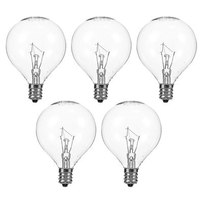 5kpl E12 tuoksuvaha diffuusorilamppu 25w himmennettävä maapallo kirkas lamppu-hao läpinäkyvä väri 7.00X5.00X5.00CM