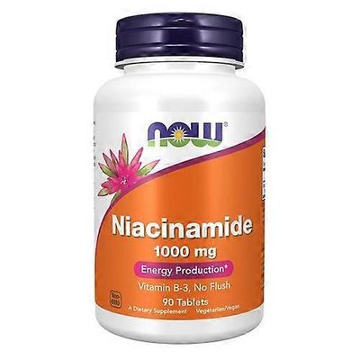 Now Foods niasiiniamidi, 1,000Mg, 90 välilehteä (1 kpl pakkaus)