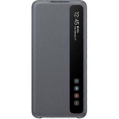 Foliokotelo samsung Galaxy S20 Folio -mallille Clear View Cover Harmaa