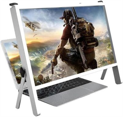 Kannettavan tietokoneen näytön suurennuslasi 3X, erittäin selkeä Blu-ray-pelinäytön vahvistinpidike puhelimen ja kannettavan tietokoneen yhteensopi...