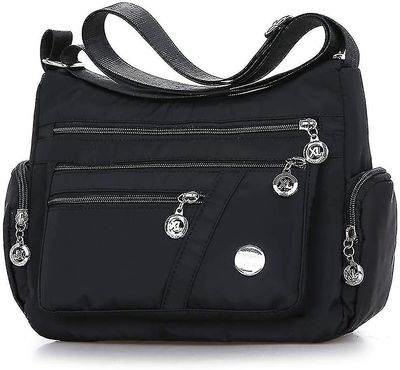 Marske Crossbody Bag For Kvinner Nylon Skuldervesker Lett Vanntett Messenger