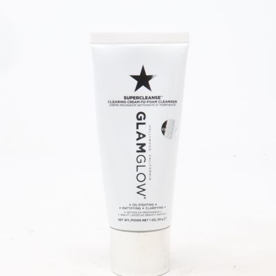 Glamglow Supercleanse Clear Cream-to-Foam puhdistusaine 1.0oz/30g Uusi 1.0 oz