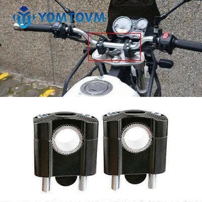 Maxpower 22mm 7/8 moottoripyörän ohjaustanko nousupalkkiin kiinnitettävä kahvan puristin universaali Hondalle BMW R1200GS: lle YAMAHA MT07 MT09: ll...