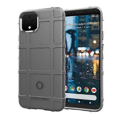 Goodcase Iskunkestävä suojakansi, täysin peittävä silikonikotelo Google Pixel 4 XL:lle Harmaa