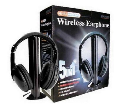 Langattomat TV-kuulokkeet, joissa on 2,4 g:n digitaalinen Rf-lähetin, hifi-on-ear-langattomat kuulokkeet Rca/3,5 mm/optisella portilla, kotitelevis...