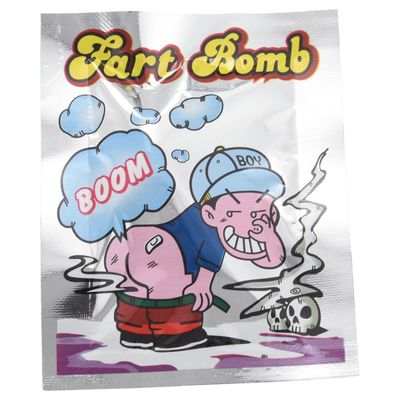 20Pcs Stink Bag Funny Fart Bomb Bags Stink Bomb Smelly Gags Practical Jokes Fool Toy Fool's Day Toy bilde farge