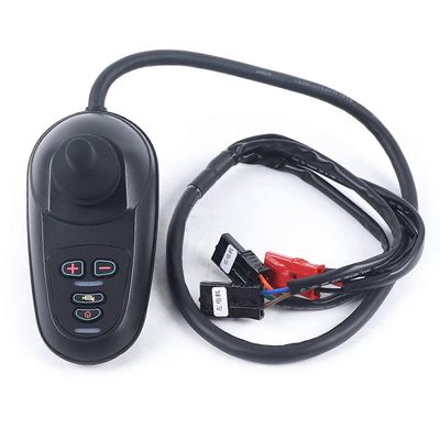 Sähköpyörätuolin joystick-ohjain, 24 V DC vedenpitävä Hall-keinuvipu taittuvalle sähköpyörätuolille