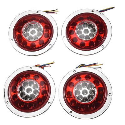 4 Pakkaus 19 Led Takapysäytysvalo Takavalo Takasignaali Lampun perävaunu Kuorma-auto pakettiauto