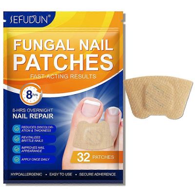 1/2 / 3 kpl sienikynsilaastarit, monikäyttöiset varpaankynsien korjaushoitotyynyt vaurioituneiden kynsien ja värjäytyneiden ulkonäön palauttamiseks...