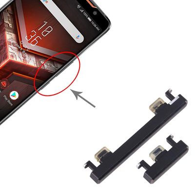 Wigento Virran ja äänenvoimakkuuden säätöpainike Asus ROG -puhelimen varaosien korjaus Harmaa